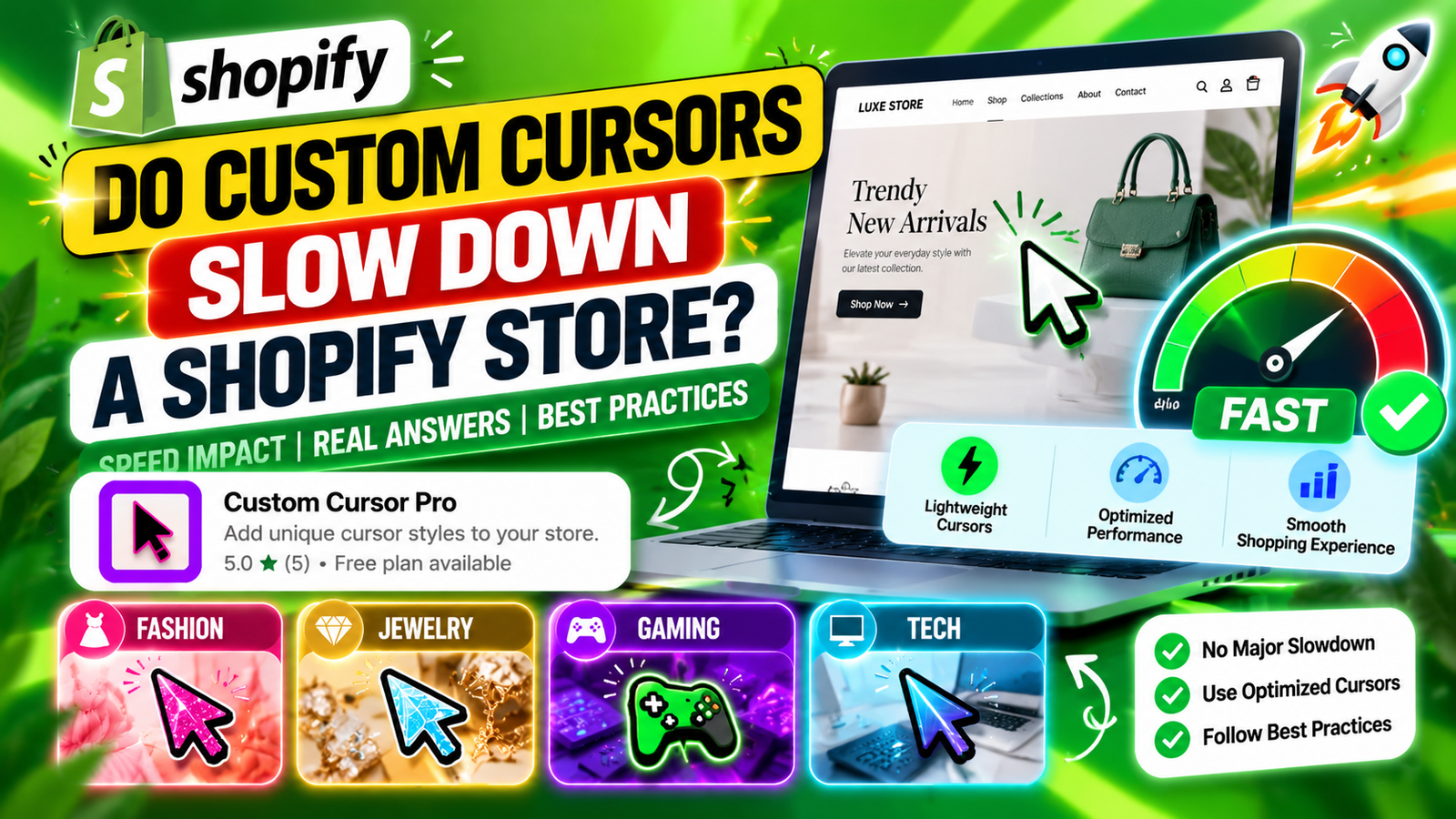 House Cursor Design DO CUSTOM CURSORS SLOW DOWN A SHOPIFY STORE? | Shopify Development ...